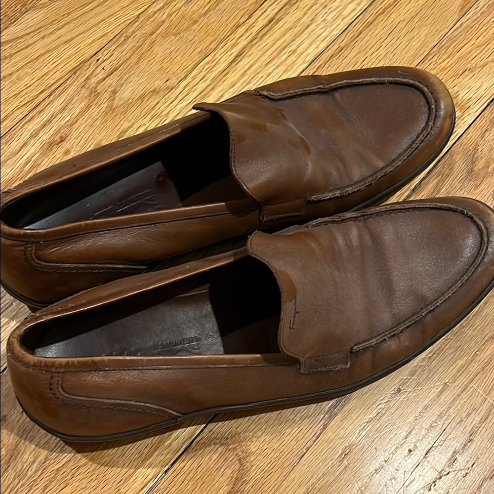 Ferragamo Men's Brown Leather Loafers
